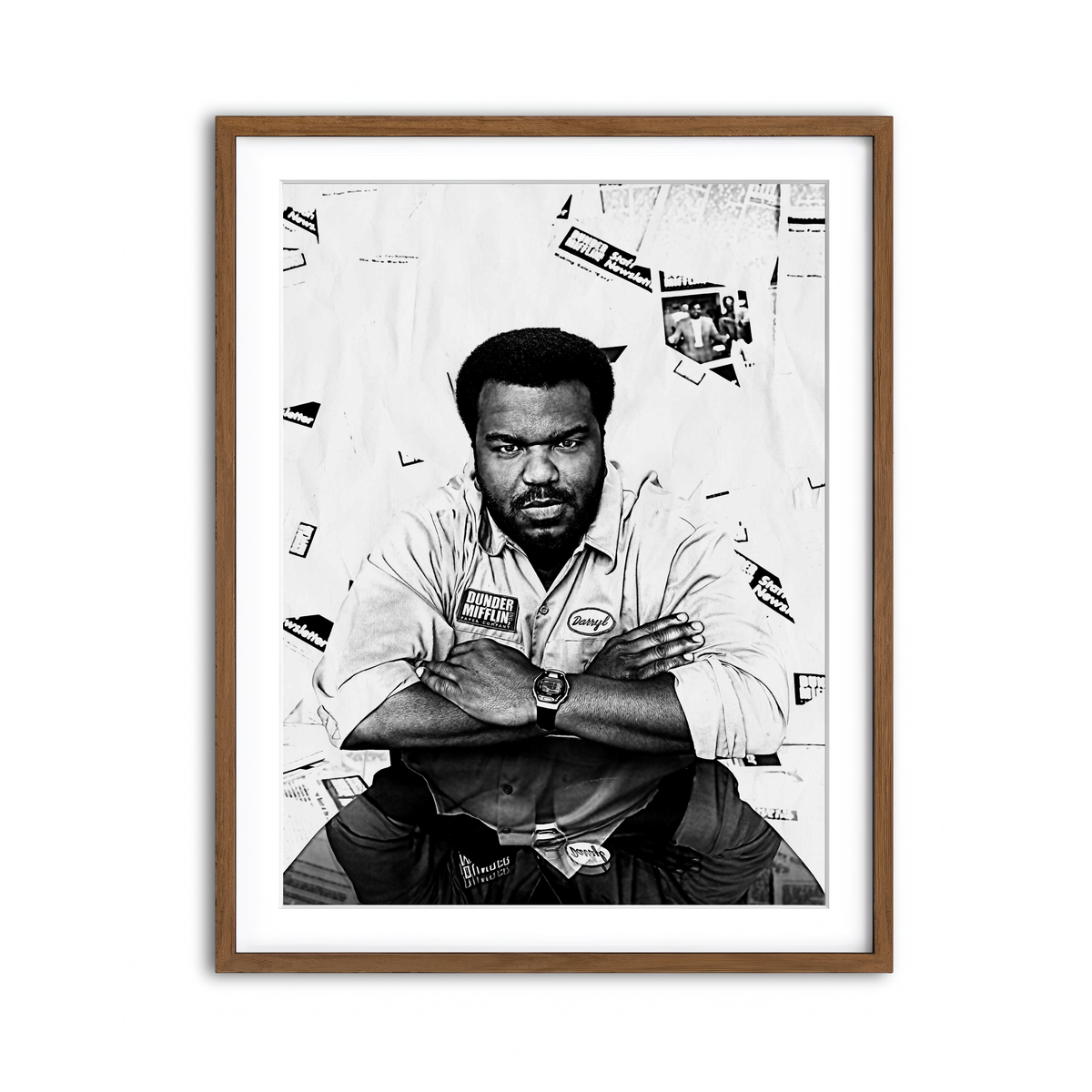 Framed Print 3x4 Walnut