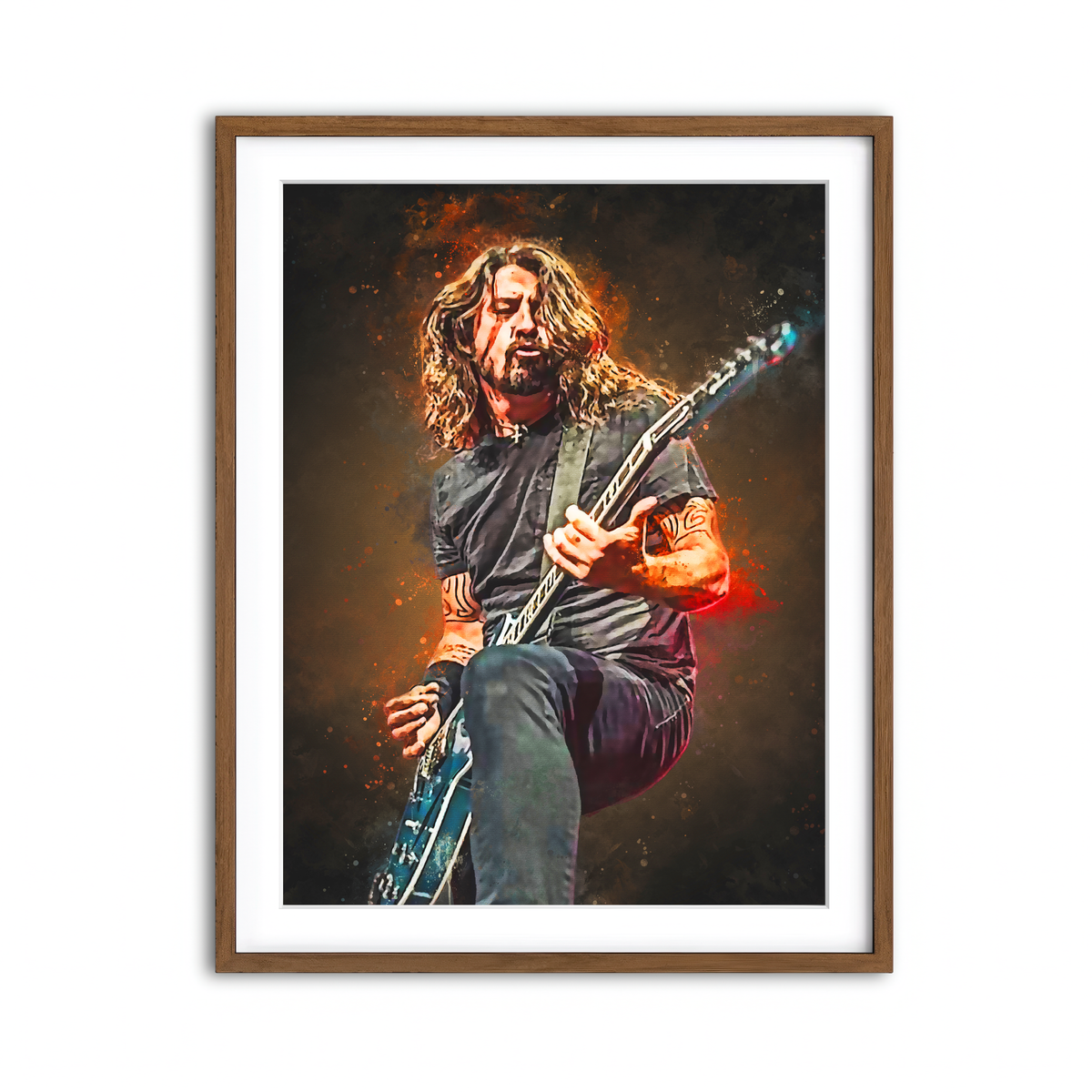 Framed Print 3x4 Walnut