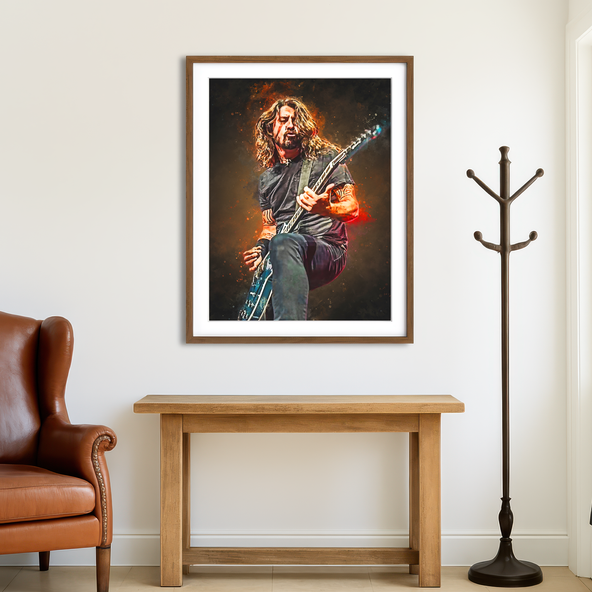 AUTO-MOCKUP ROOM | Dave Grohl Wall Art