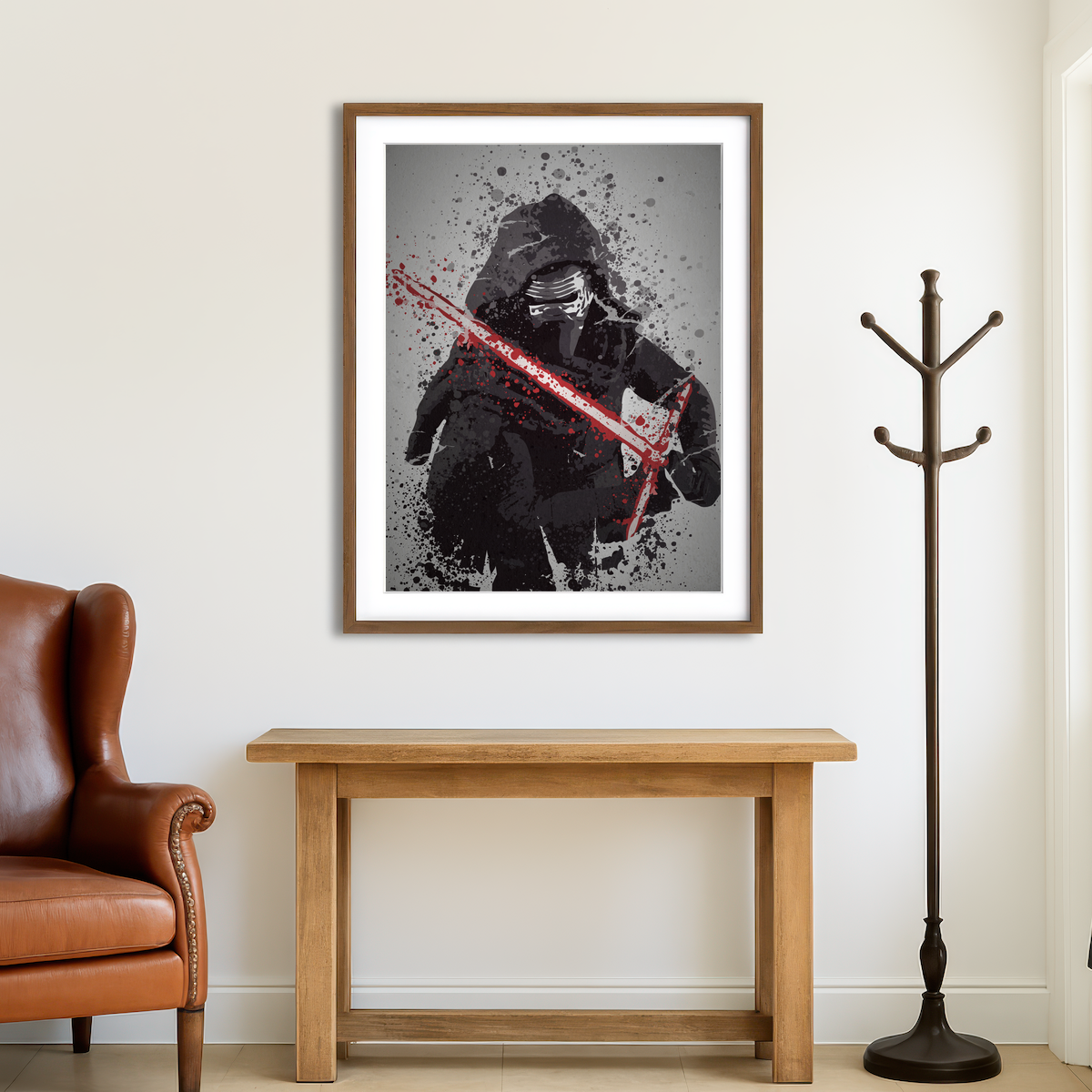 AUTO-MOCKUP ROOM | Destroy The Past Wall Art