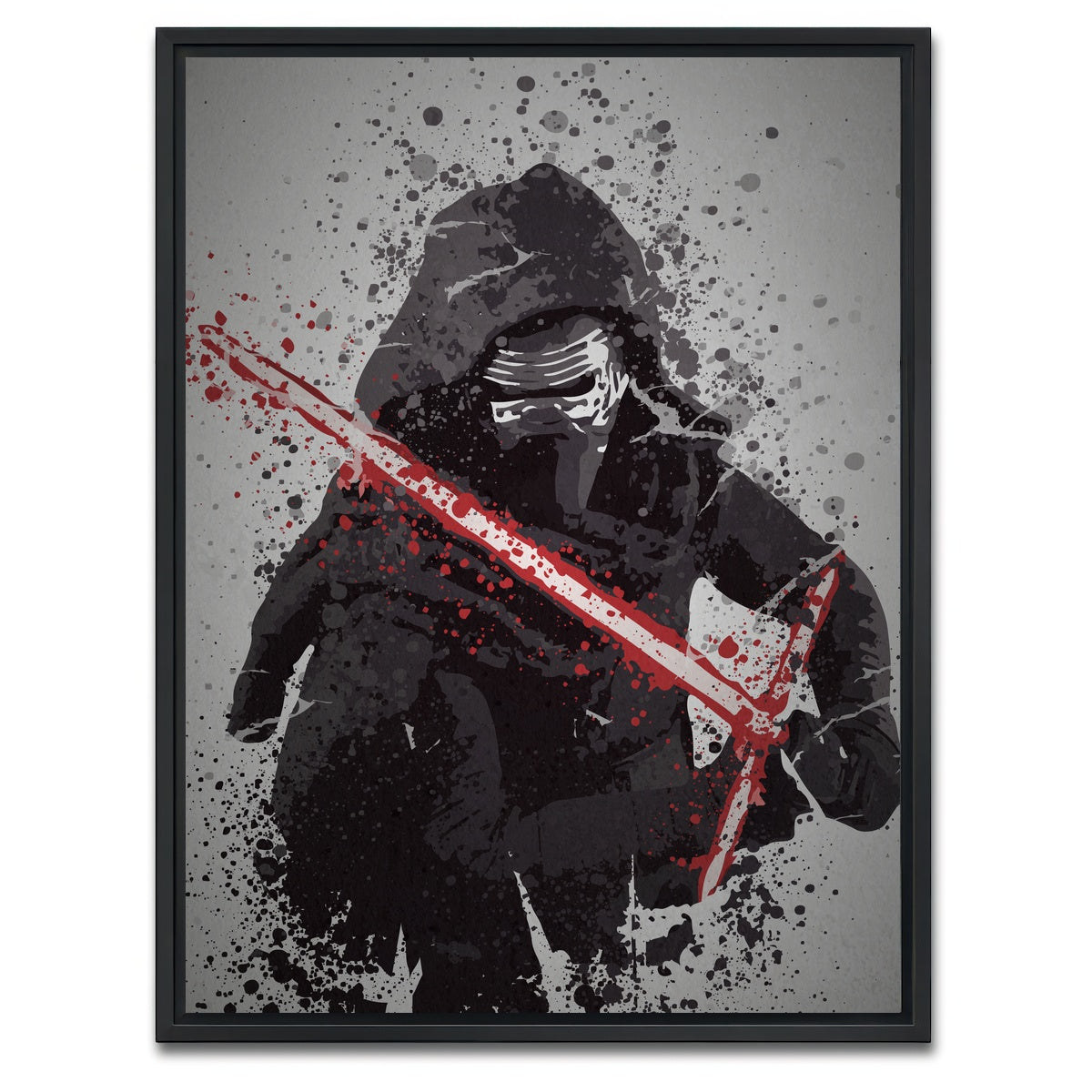 AUTO-MOCKUP WHITE | Destroy The Past | 1 Piece | Black Framed Canvas | group=3x4