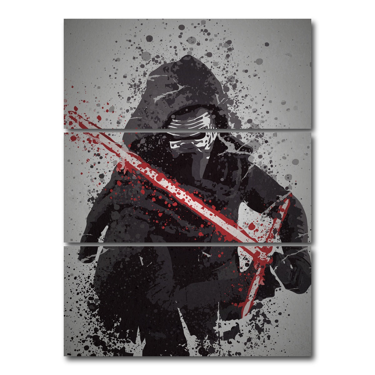 AUTO-MOCKUP WHITE | Destroy The Past | 3 Piece | Gallery Wrap Canvas | group=8x18_stacked