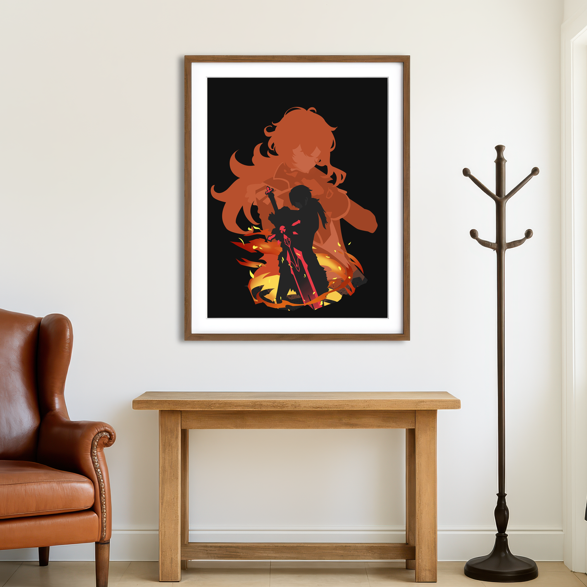 AUTO-MOCKUP ROOM | Diluc Wall Art