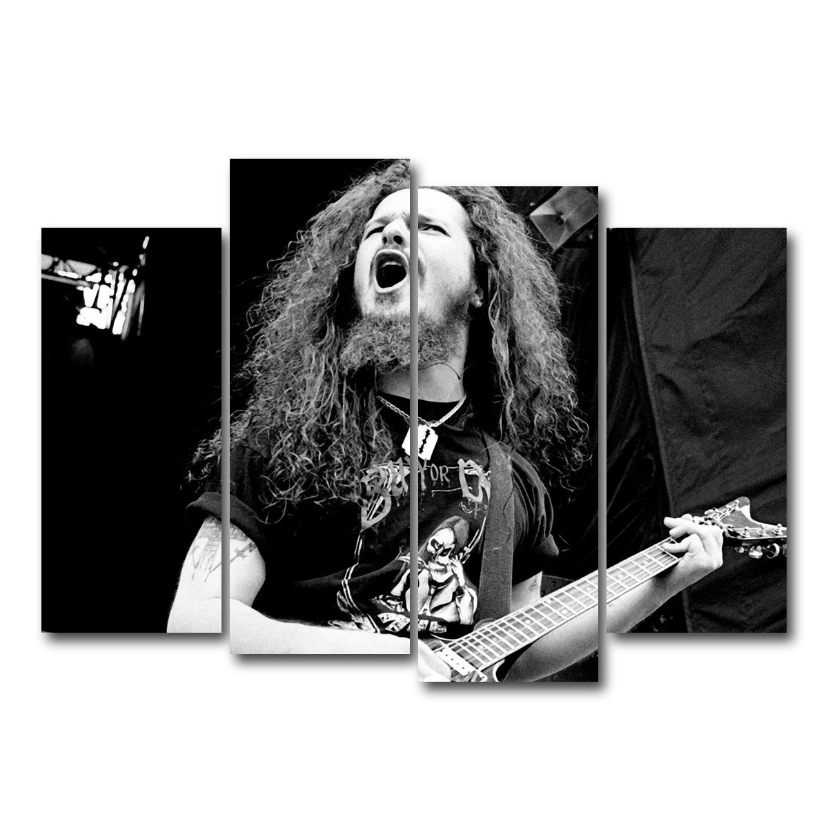 AUTO-MOCKUP WHITE | Dimebag | 4 Piece | Gallery Wrap Canvas | group=4_normal