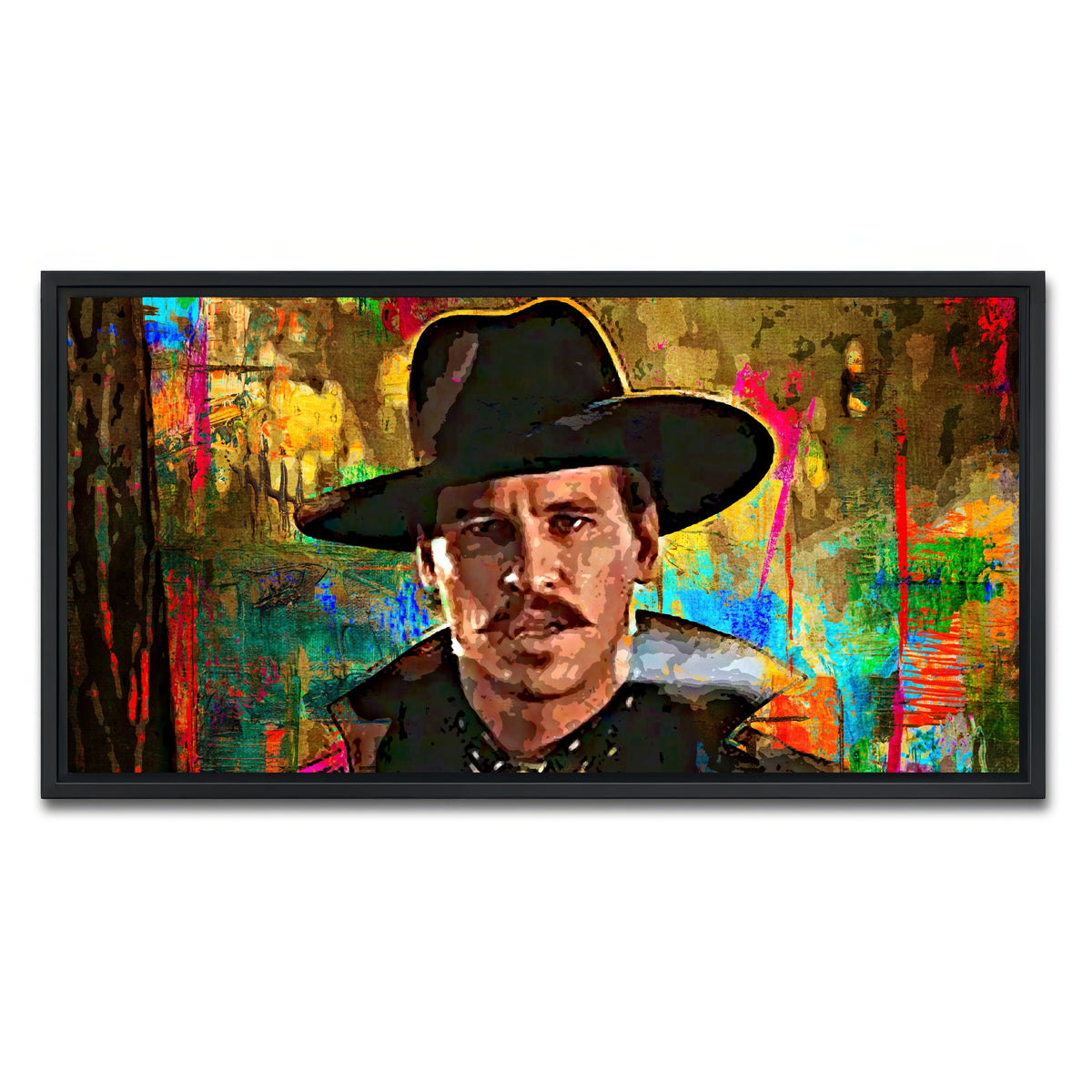 AUTO-MOCKUP WHITE | Doc Holliday | 1 Piece | Black Framed Canvas | group=2x1