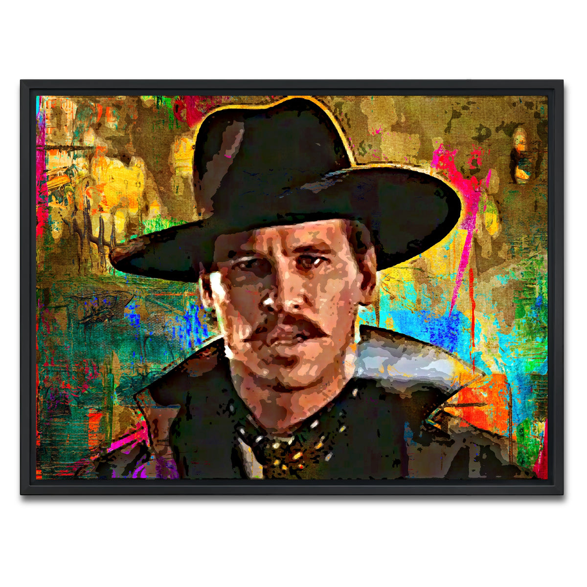 AUTO-MOCKUP WHITE | Doc Holliday | 1 Piece | Black Framed Canvas | group=4x3