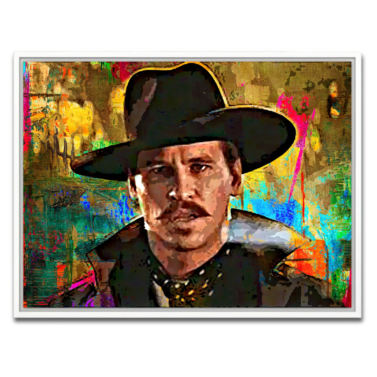AUTO-MOCKUP WHITE | Doc Holliday | 1 Piece | White Framed Canvas | group=4x3