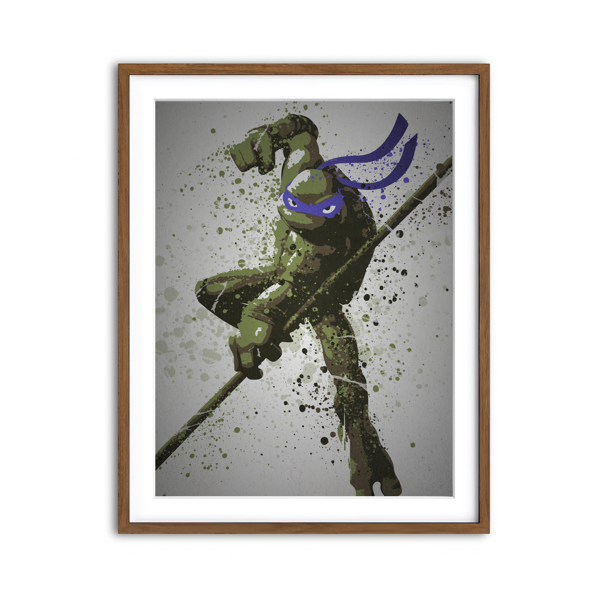 Framed Print 3x4 Walnut