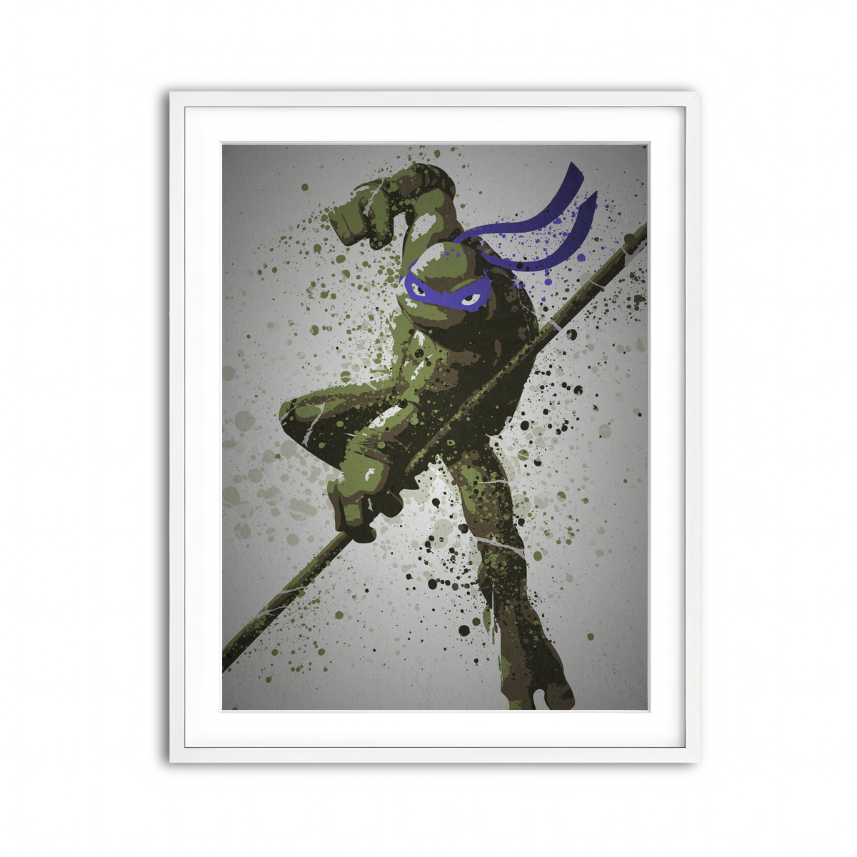 Framed Print 3x4 White