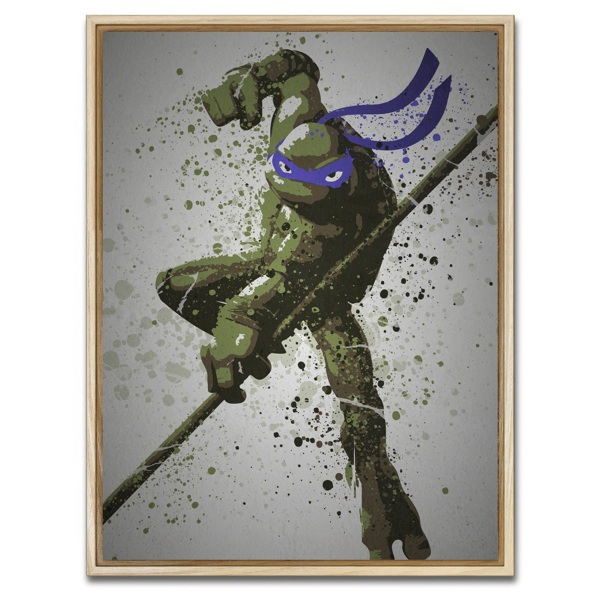 AUTO-MOCKUP WHITE | Donatello | 1 Piece | Natural Framed Canvas | group=3x4