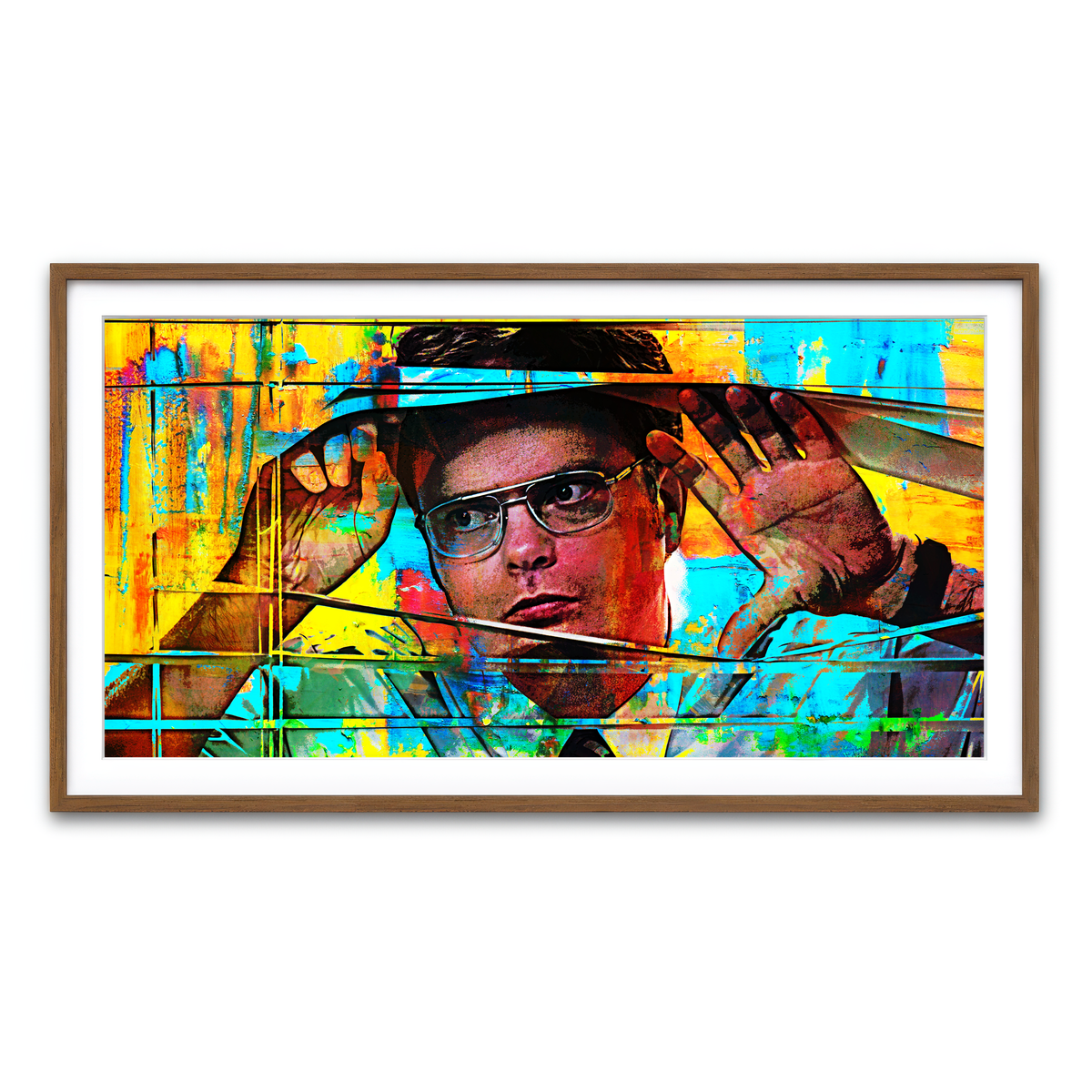 Framed Print 2x1 Walnut