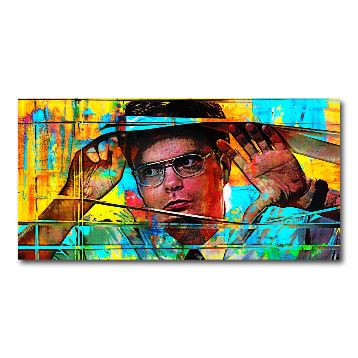 AUTO-MOCKUP WHITE | Dwight Schrute | 1 Piece | Gallery Wrap Canvas | group=2x1