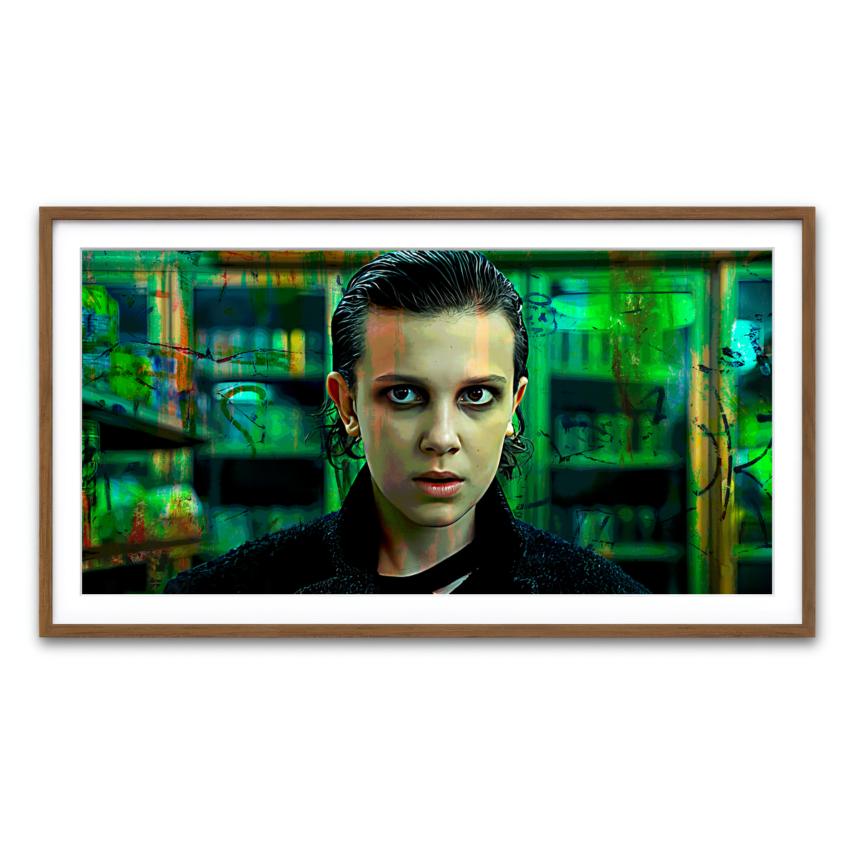 AUTO-MOCKUP WHITE | EL | 1 Piece | Walnut Framed Print | group=2x1