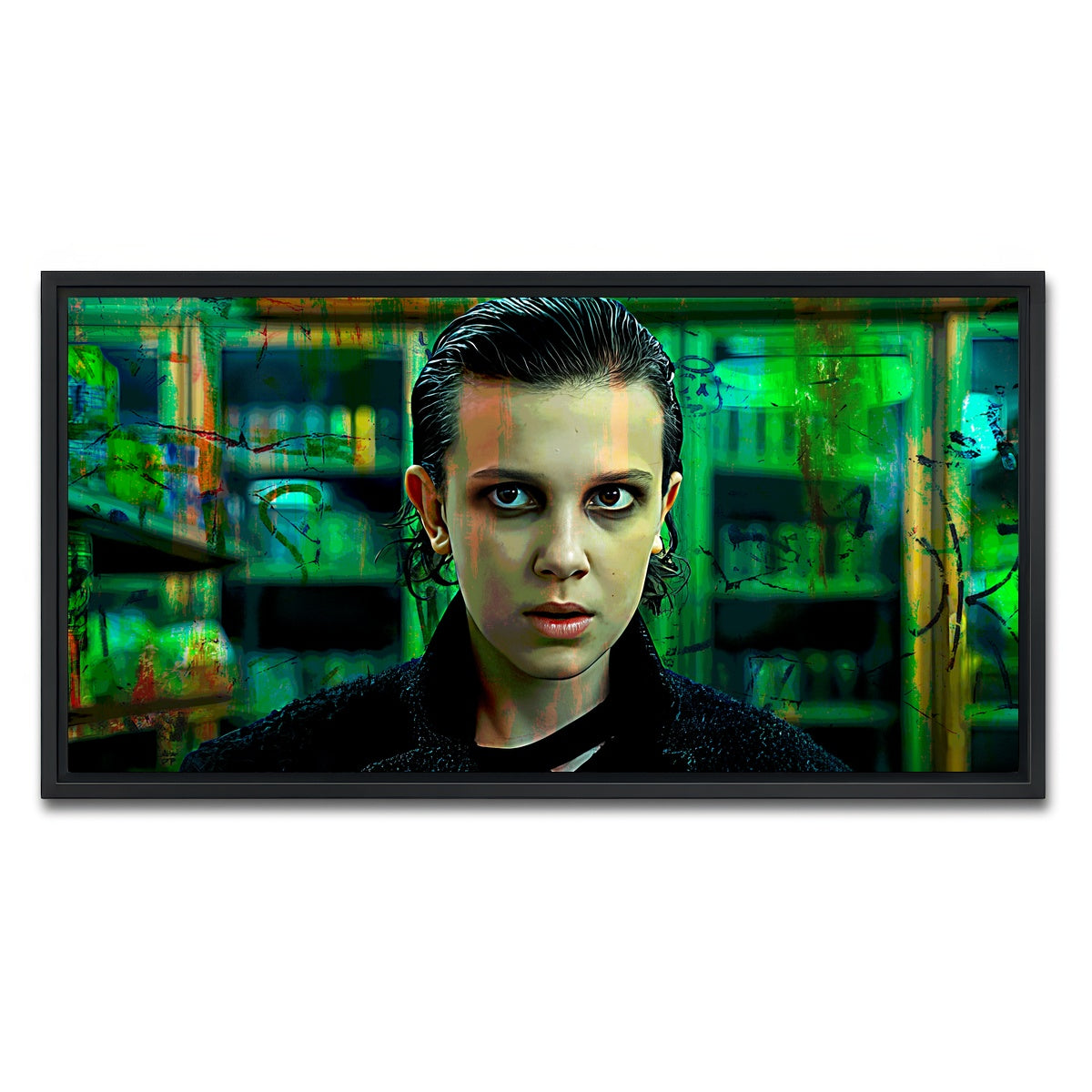 AUTO-MOCKUP WHITE | EL | 1 Piece | Black Framed Canvas | group=2x1