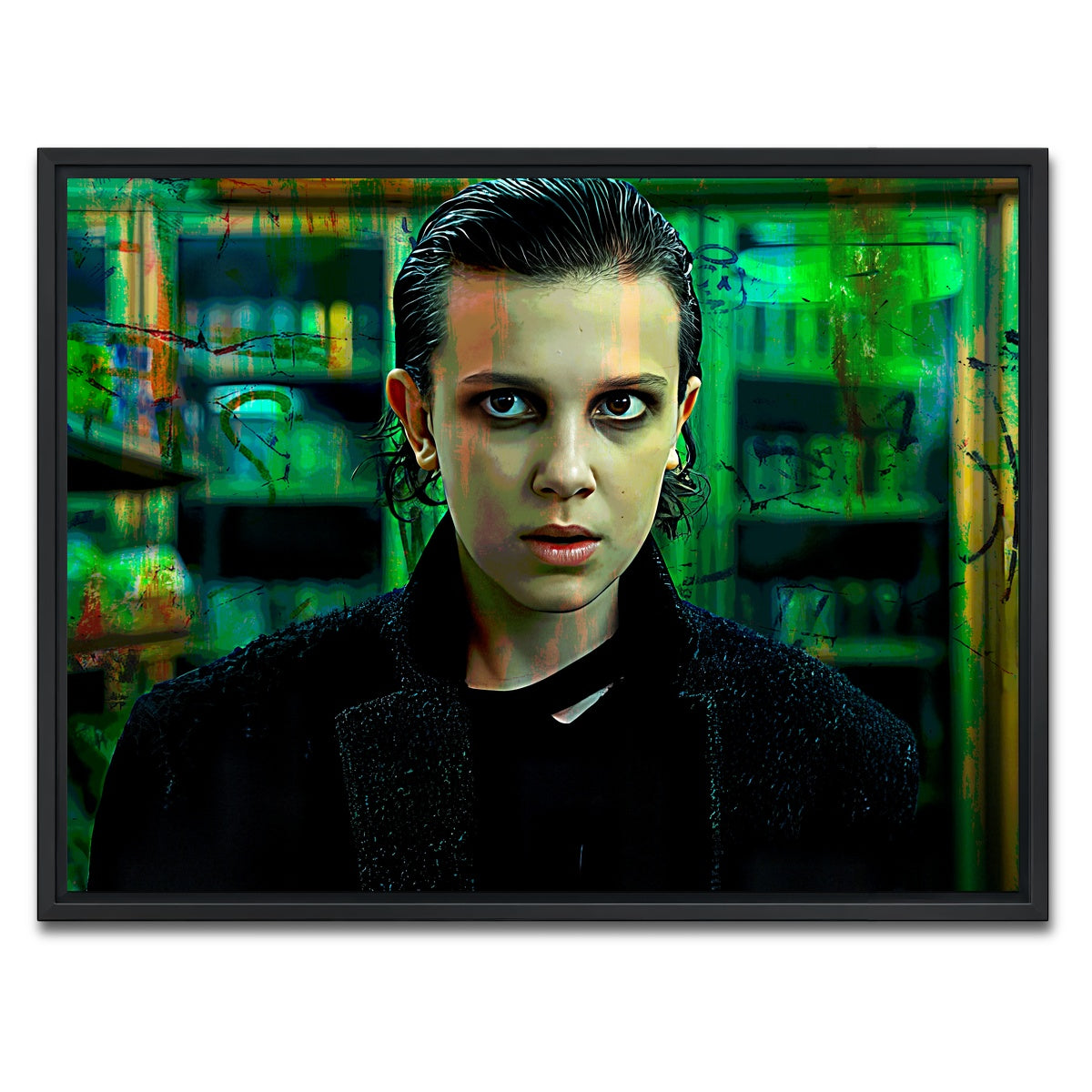 AUTO-MOCKUP WHITE | EL | 1 Piece | Black Framed Canvas | group=4x3