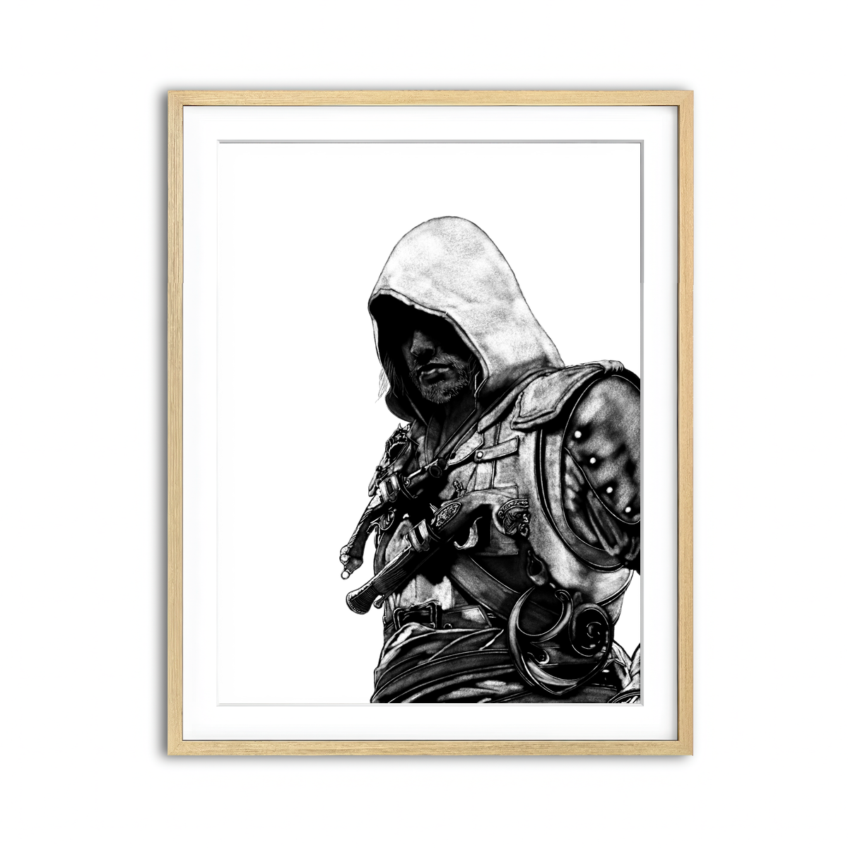 Framed Print 3x4 Natural