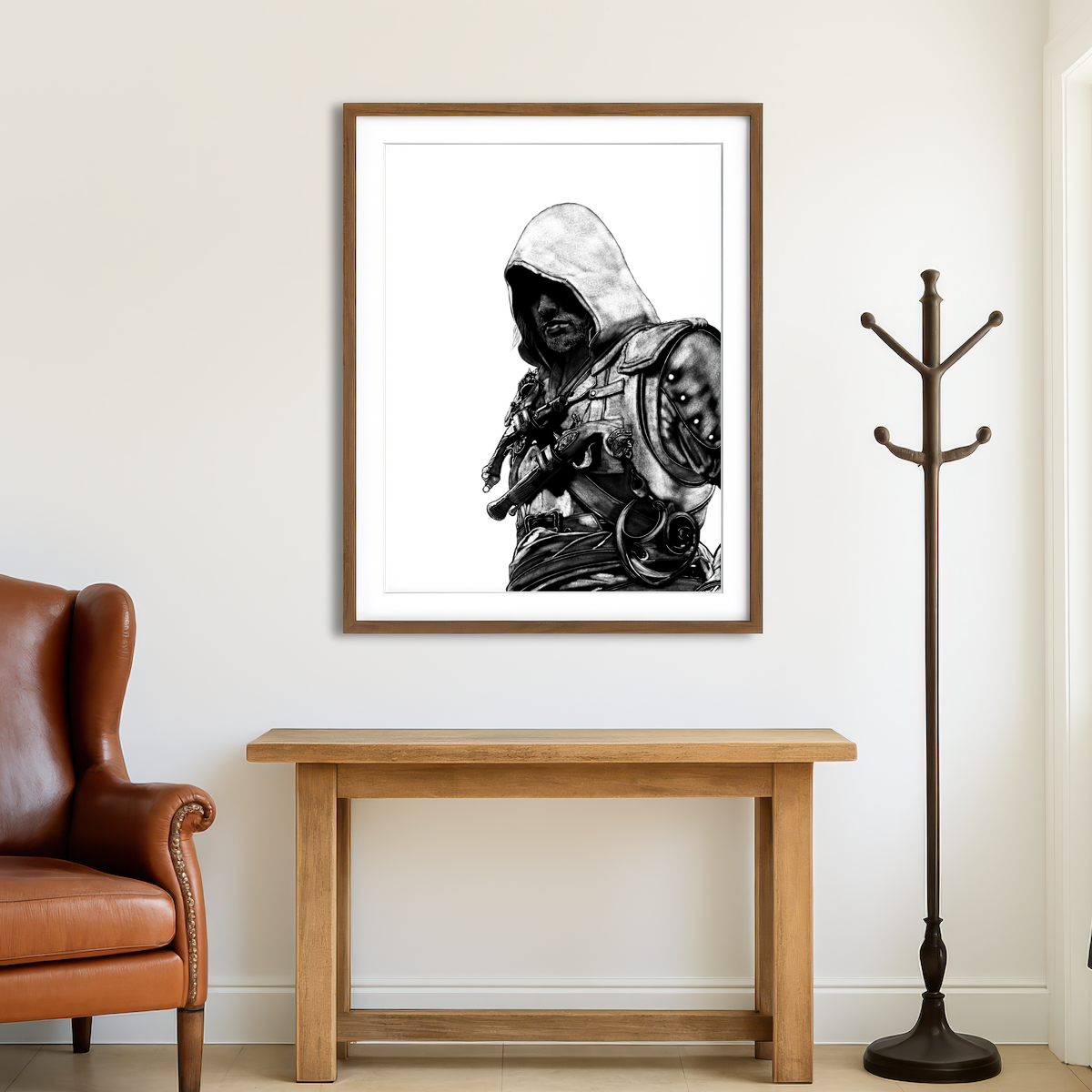 AUTO-MOCKUP ROOM | Edward Wall Art