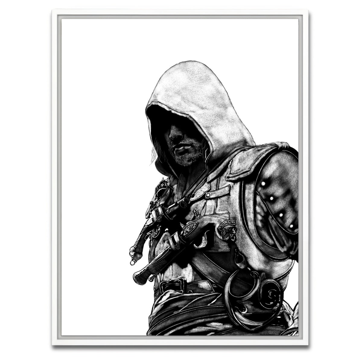 AUTO-MOCKUP WHITE | Edward | 1 Piece | White Framed Canvas | group=3x4