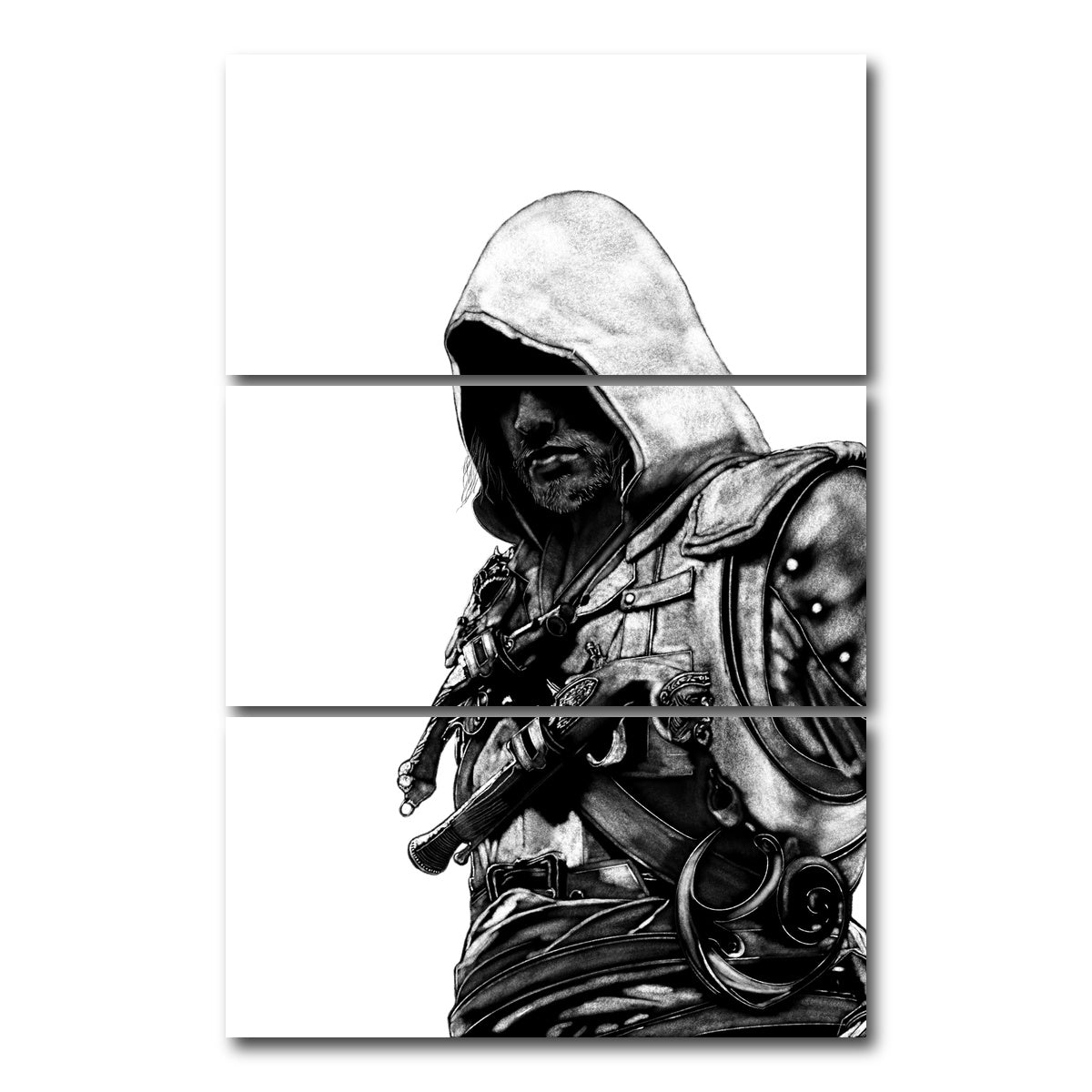 AUTO-MOCKUP WHITE | Edward | 3 Piece | Gallery Wrap Canvas | group=12x24_stacked