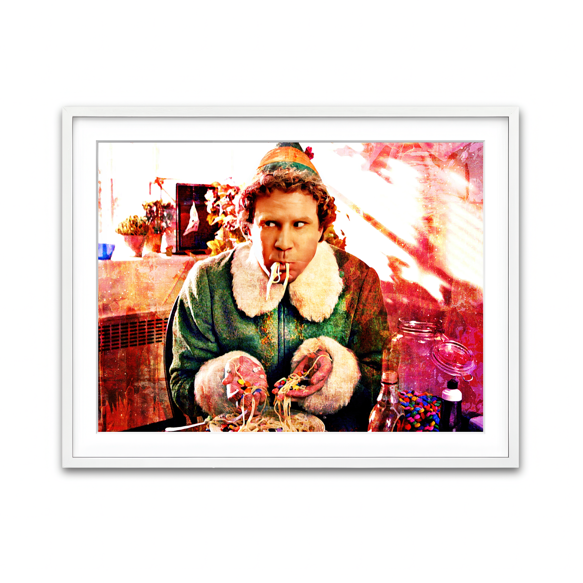 Framed Print 4x3 White