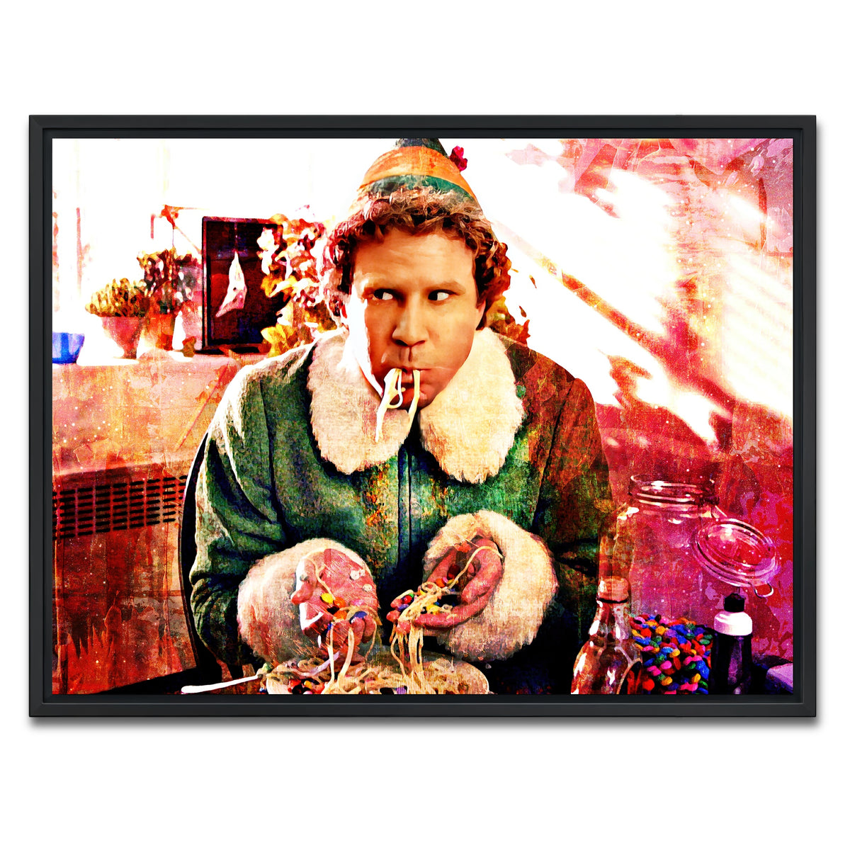 AUTO-MOCKUP WHITE | Elf | 1 Piece | Black Framed Canvas | group=4x3