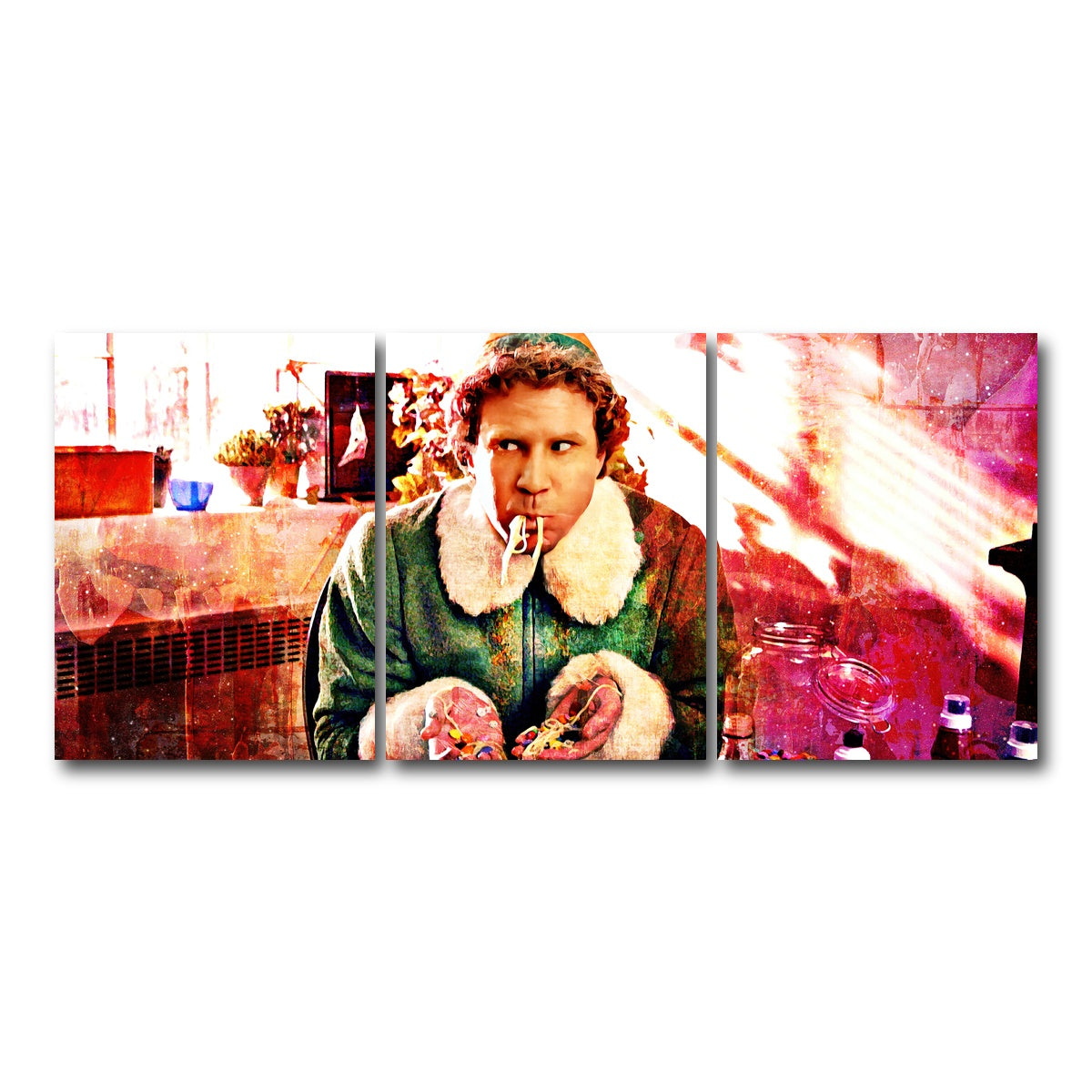 AUTO-MOCKUP WHITE | Elf | 3 Piece | Gallery Wrap Canvas | group=18x24