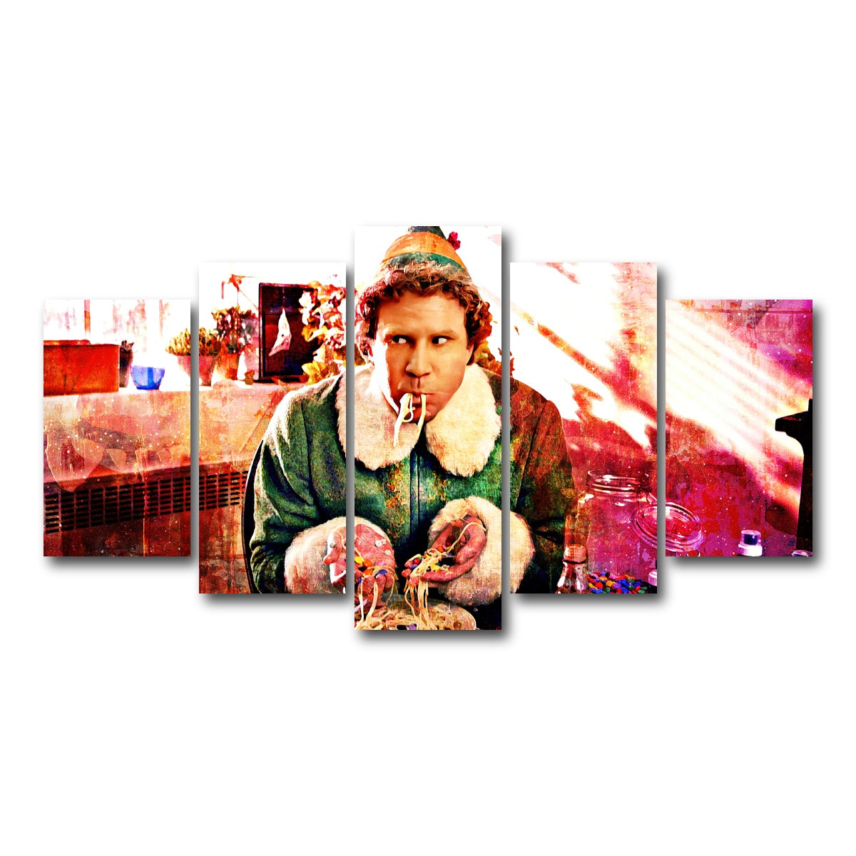 AUTO-MOCKUP WHITE | Elf | 5 Piece | Gallery Wrap Canvas | group=5_normal