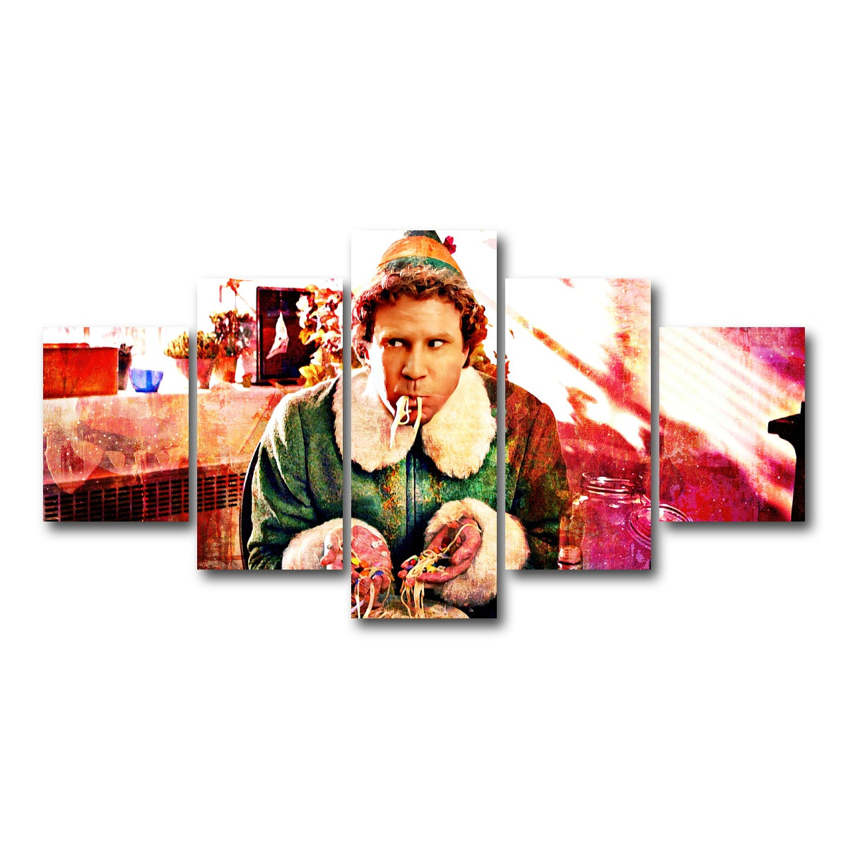 AUTO-MOCKUP WHITE | Elf | 5 Piece | Gallery Wrap Canvas | group=5_short