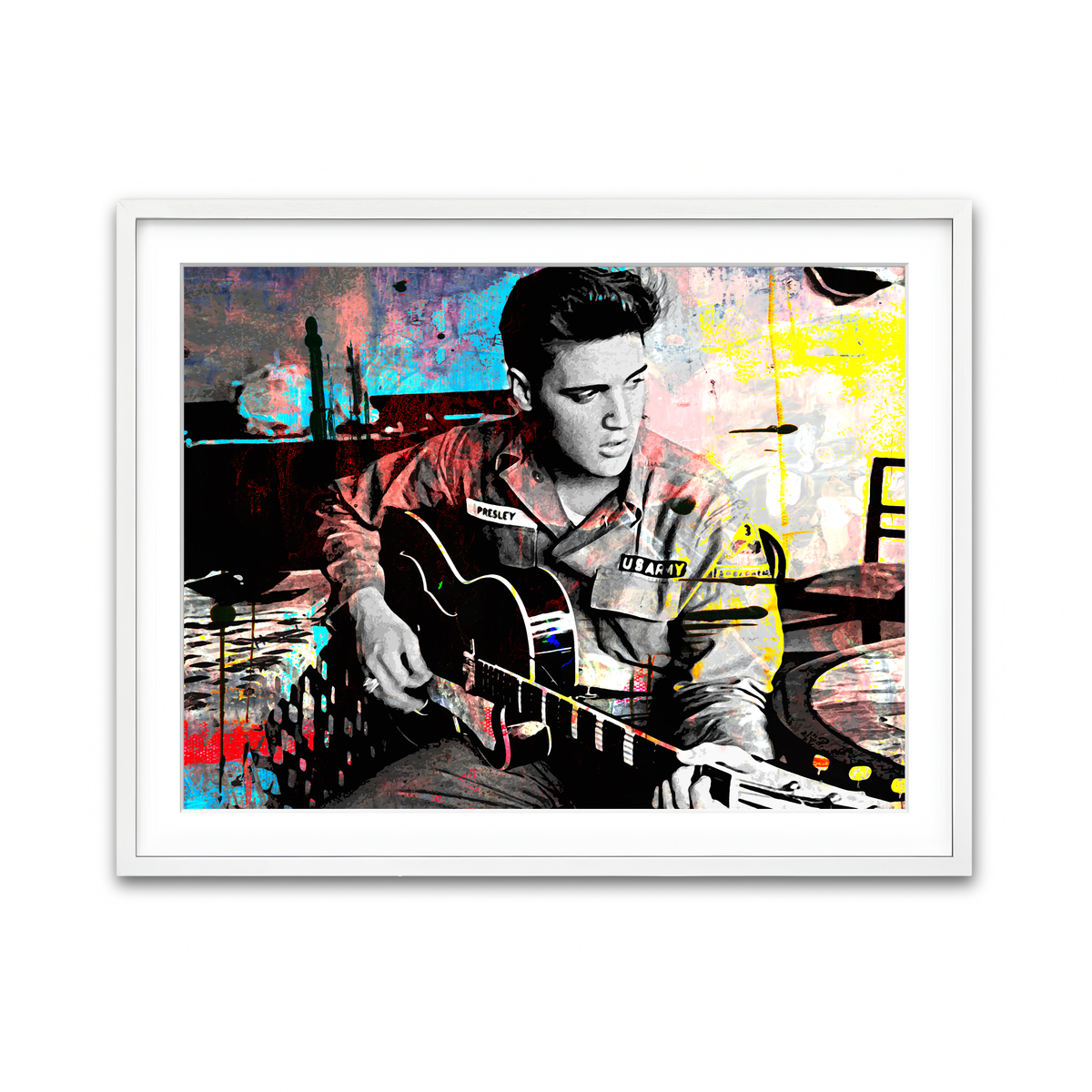 Framed Print 4x3 White