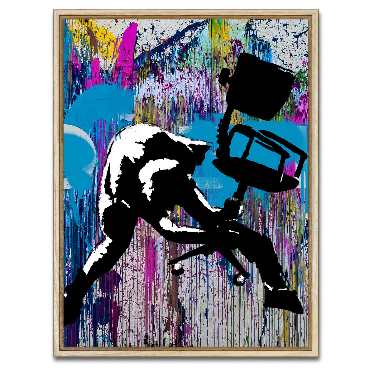 AUTO-MOCKUP WHITE | F the Office | 1 Piece | Natural Framed Canvas | group=3x4