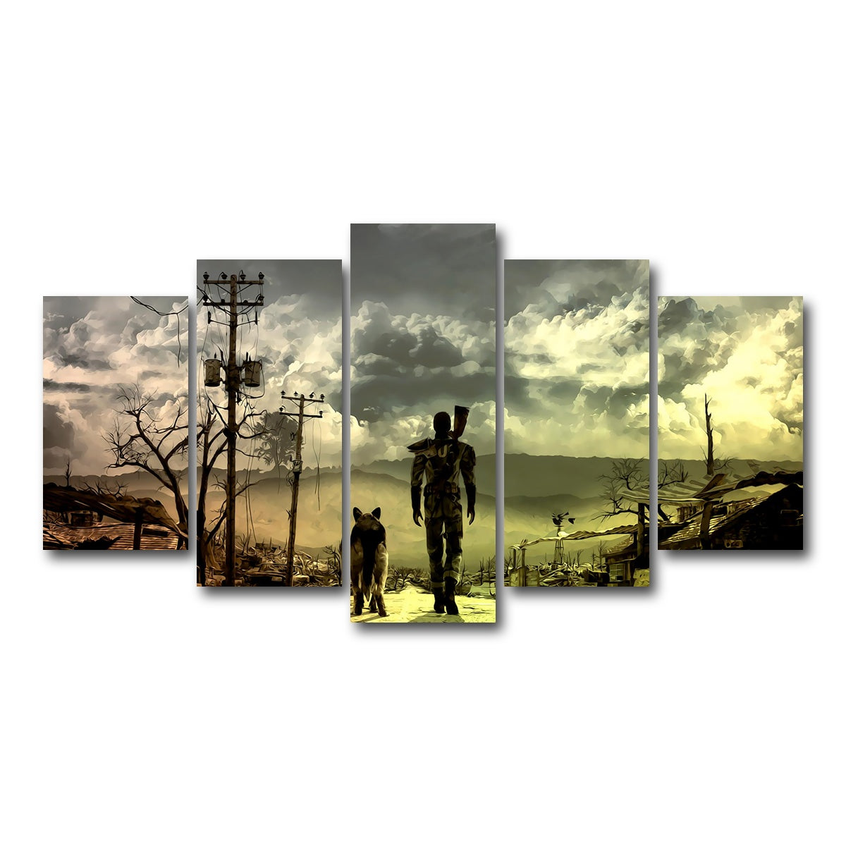 AUTO-MOCKUP WHITE | Fallout | 5 Piece | Gallery Wrap Canvas | group=5_normal