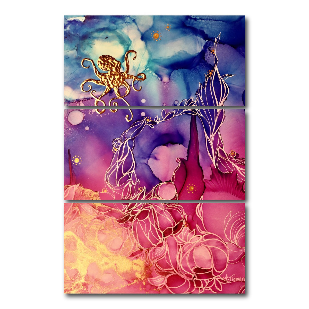 AUTO-MOCKUP WHITE | Fantastical | 3 Piece | Gallery Wrap Canvas | group=12x24_stacked