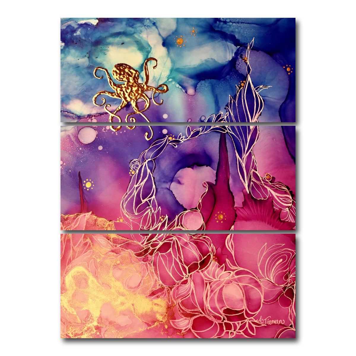 AUTO-MOCKUP WHITE | Fantastical | 3 Piece | Gallery Wrap Canvas | group=8x18_stacked