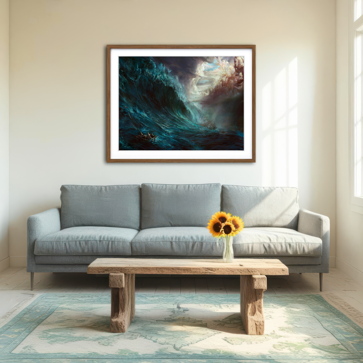 AUTO-MOCKUP ROOM | Fantasy Storm Wall Art