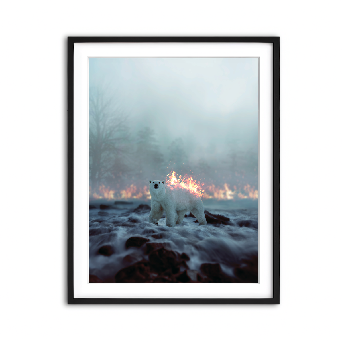 Framed Print 3x4 Black
