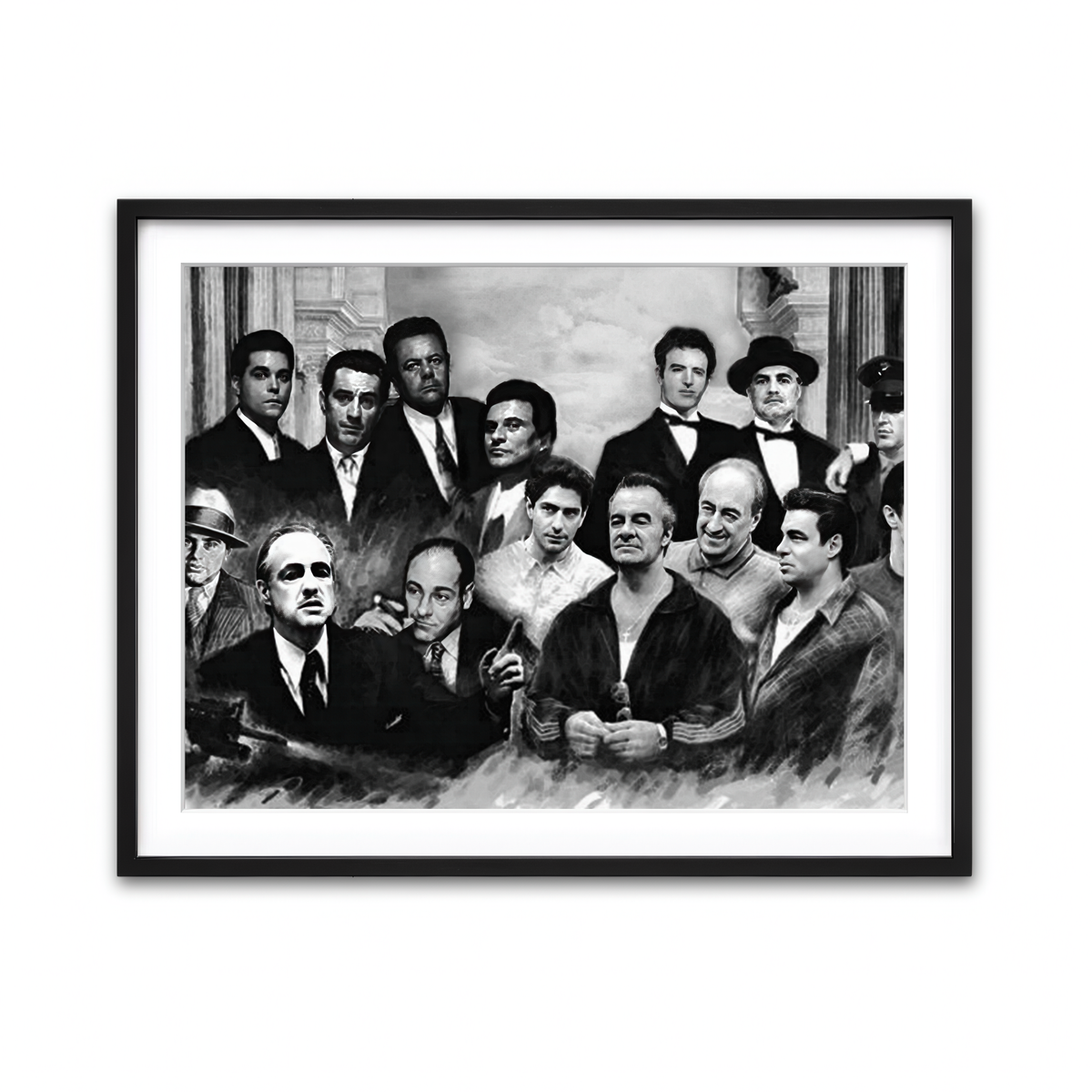 Framed Print 4x3 Black