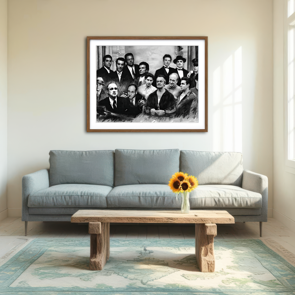 AUTO-MOCKUP ROOM | Gangsters Wall Art