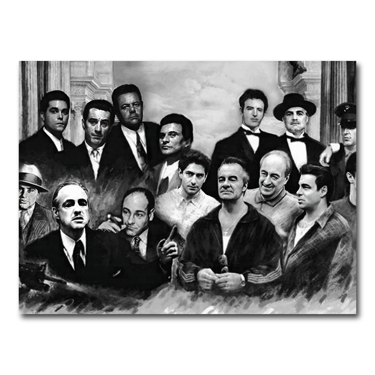 AUTO-MOCKUP WHITE | Gangsters | 1 Piece | Gallery Wrapped | group=4x3