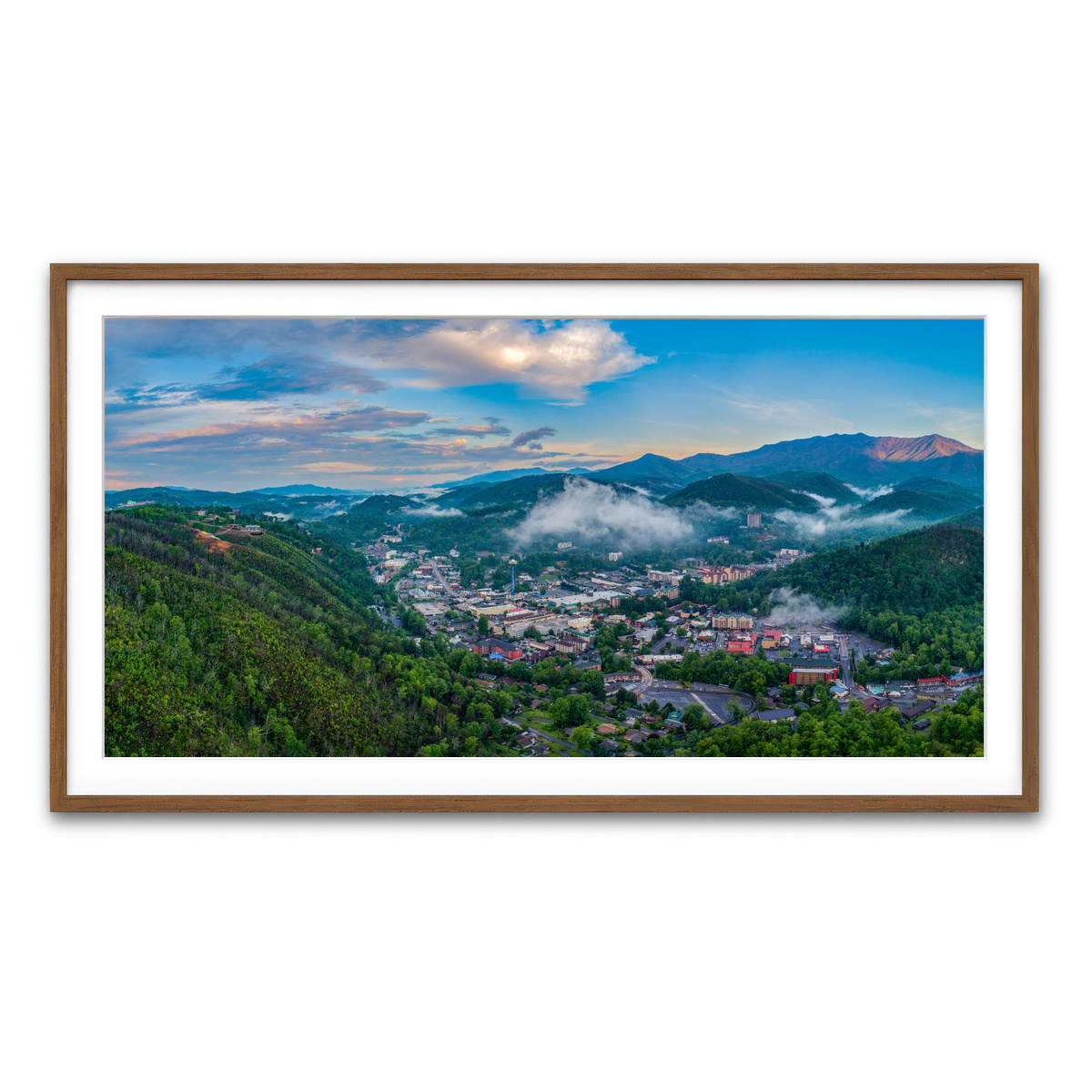 Framed Print 2x1 Walnut