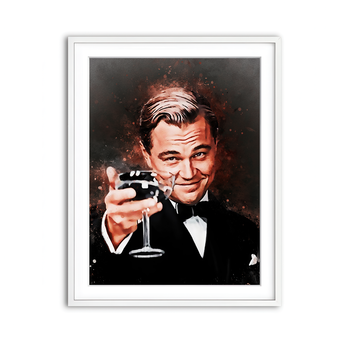 Framed Print 3x4 White