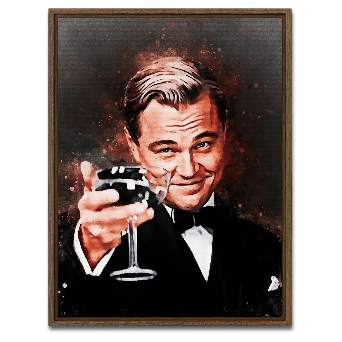 AUTO-MOCKUP WHITE | Gatsby | 1 Piece | Walnut Framed Canvas | group=3x4