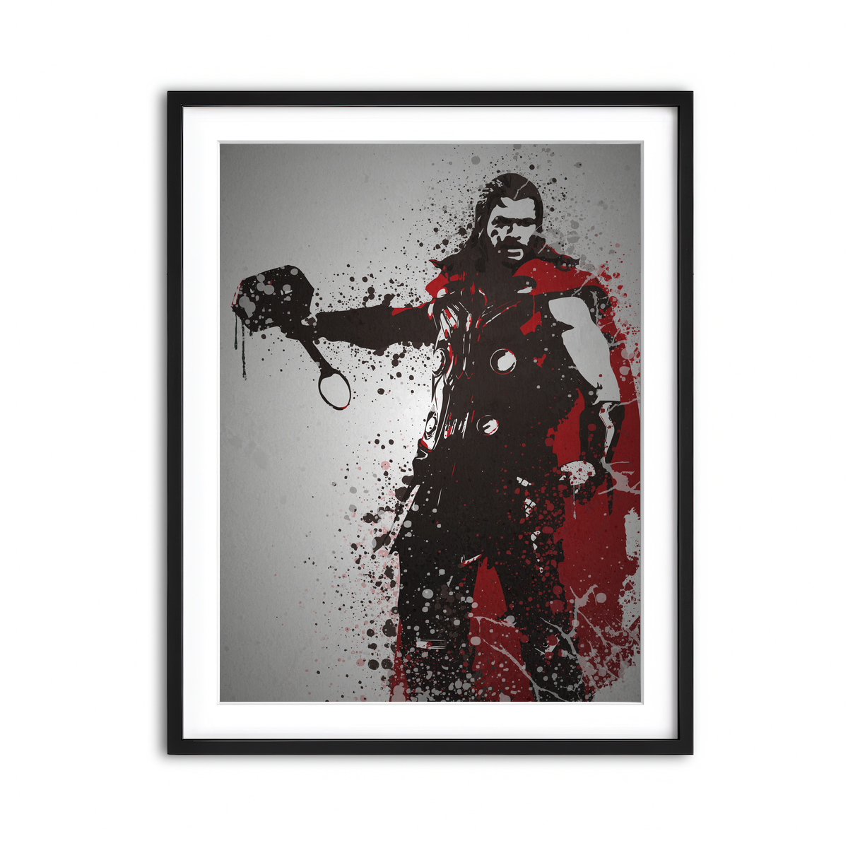 Framed Print 3x4 Black