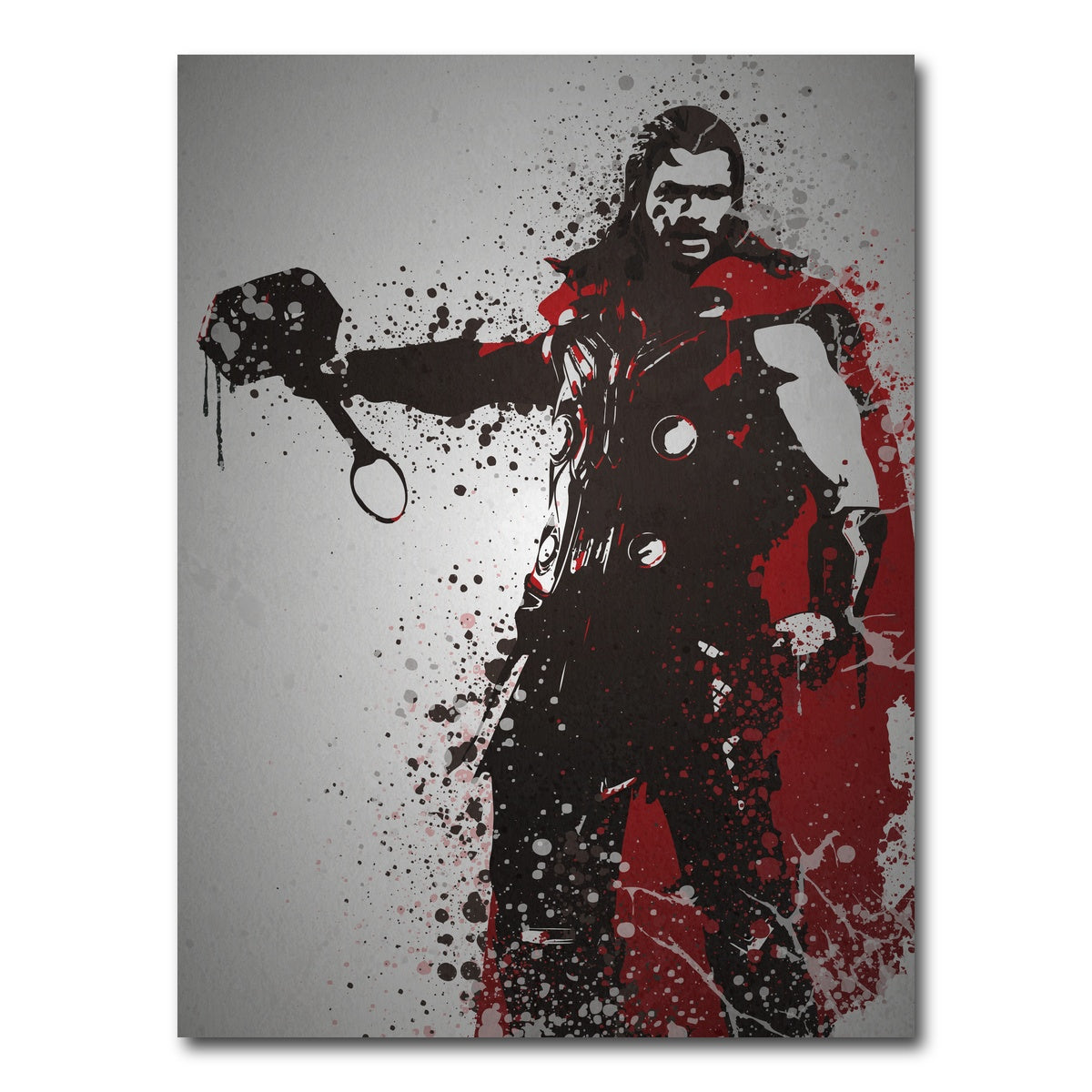 AUTO-MOCKUP WHITE | God of Thunder | 1 Piece | Gallery Wrap Canvas | group=3x4