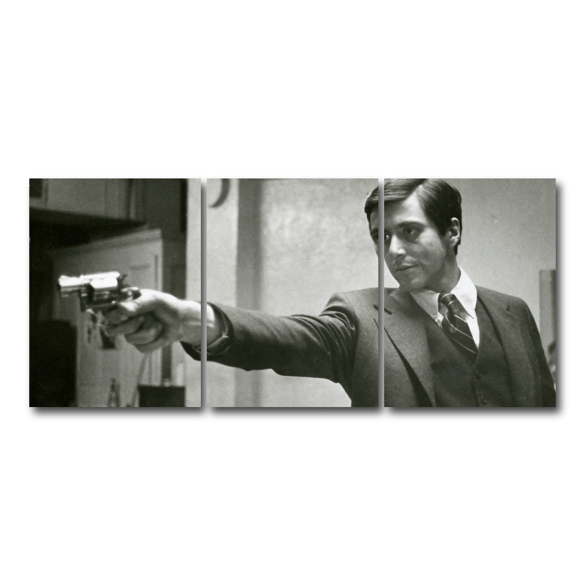 AUTO-MOCKUP WHITE | Godfather Michael | 3 Piece | Gallery Wrap Canvas | group=18x24
