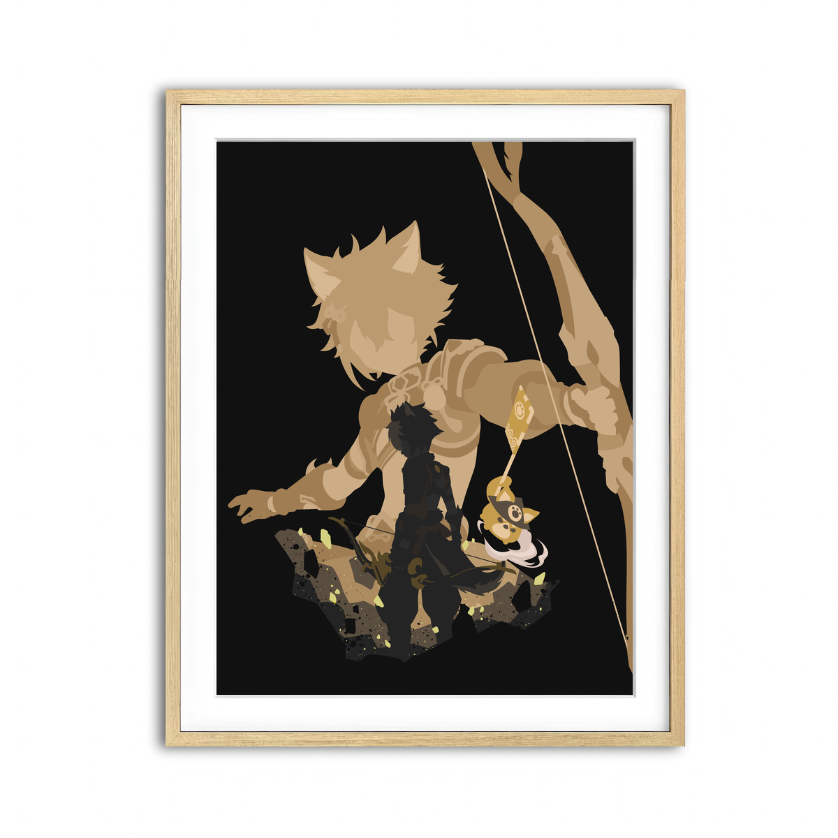 Framed Print 3x4 Natural