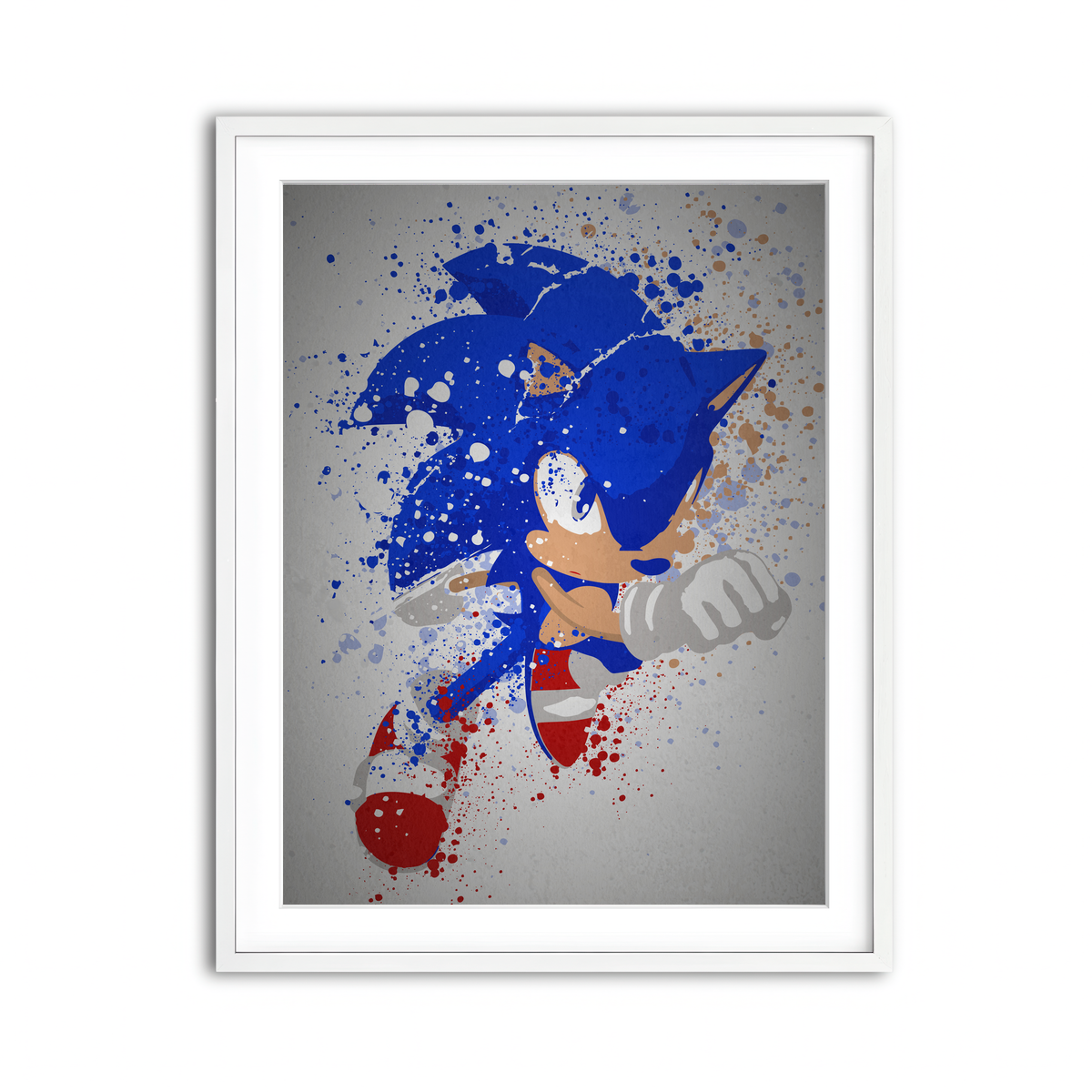 Framed Print 3x4 White