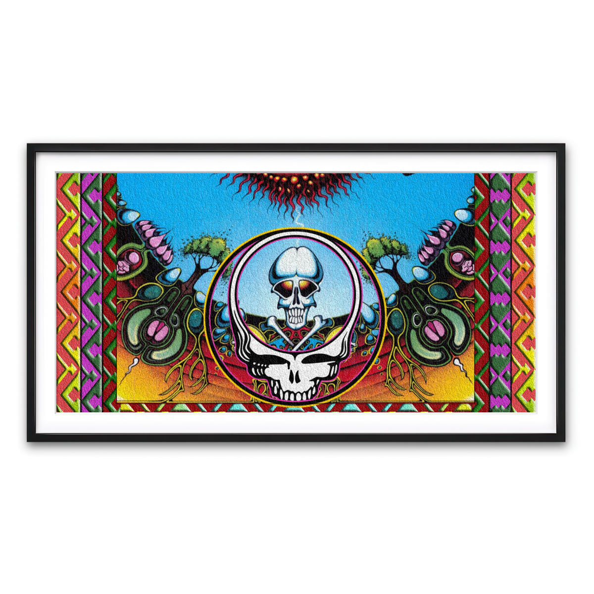 Framed Print 2x1 Black