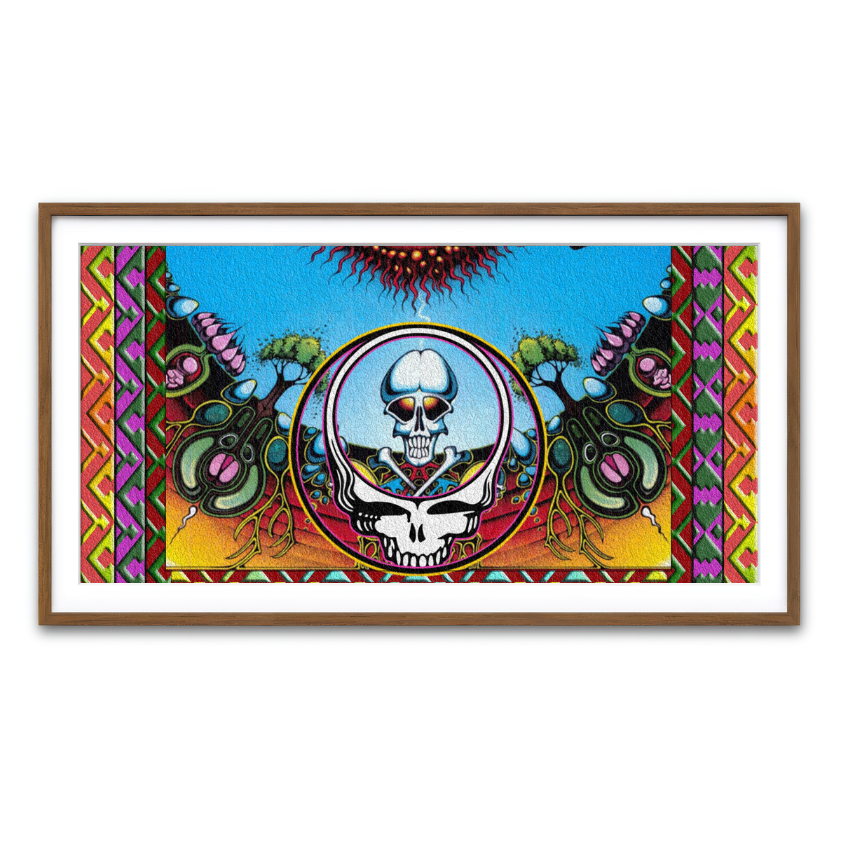 Framed Print 2x1 Walnut