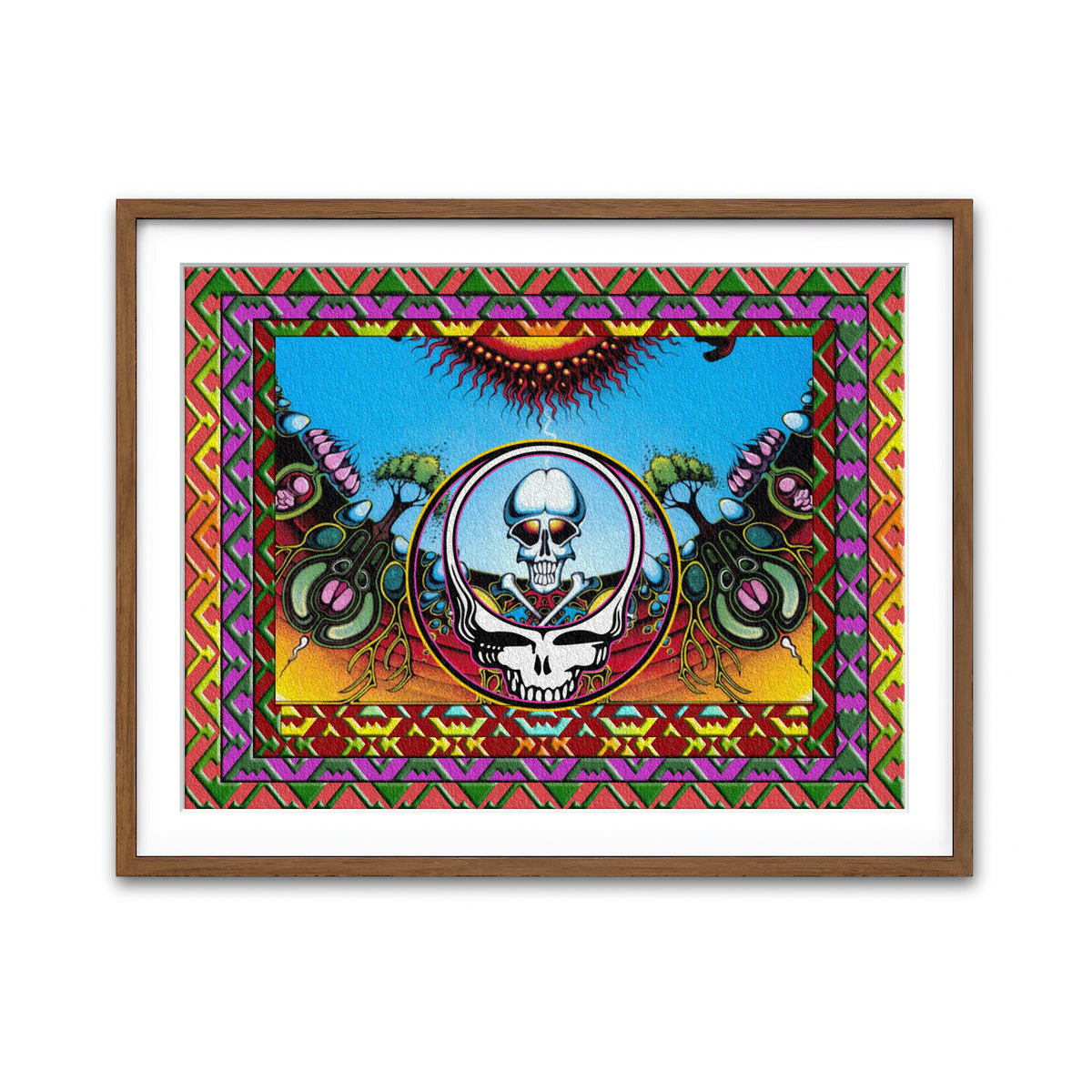 Framed Print 4x3 Walnut