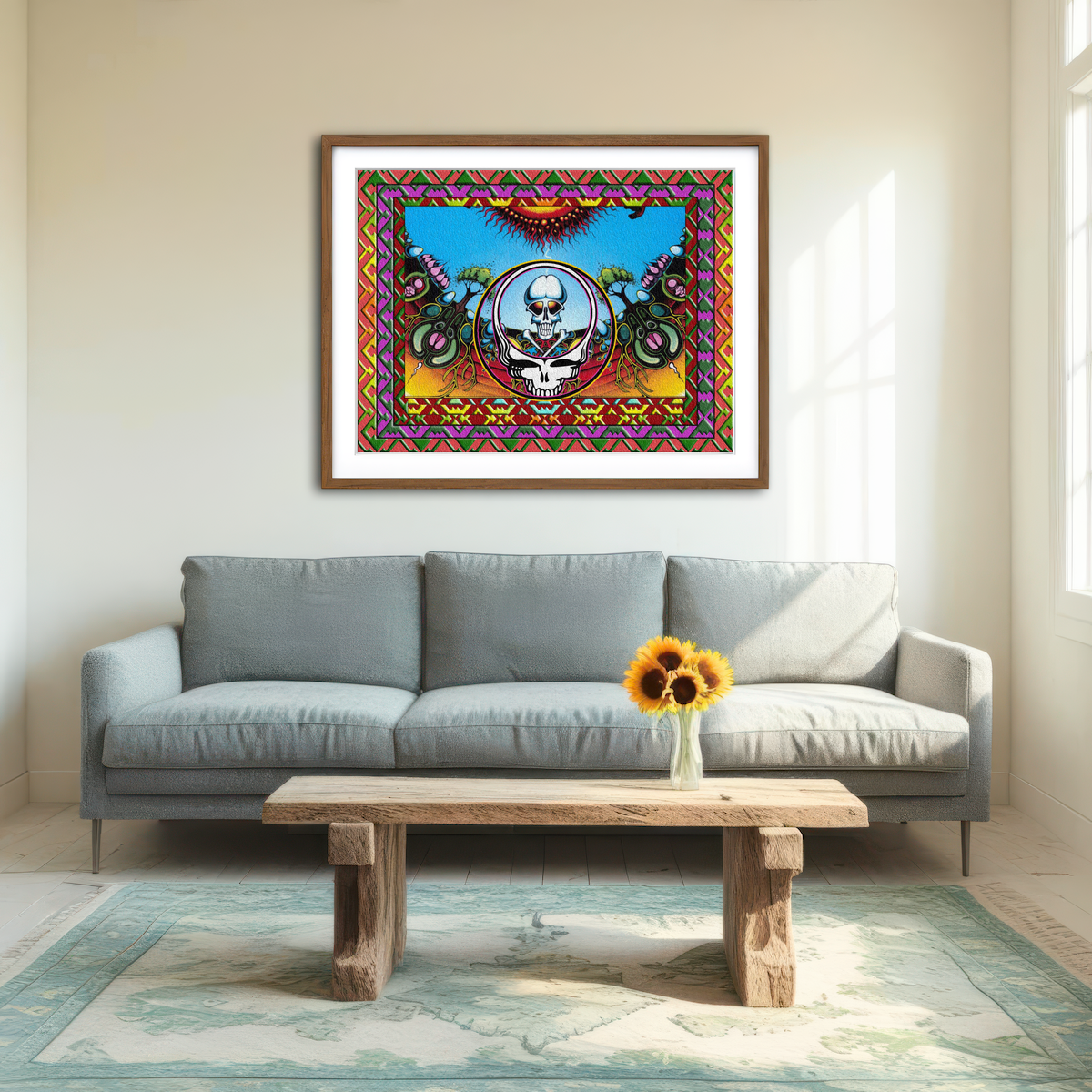 AUTO-MOCKUP ROOM | Grateful Dead Wall Art